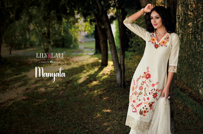 Manyata By Lily And Lali Kurti With Bottom Dupatta Wholesale Market In Surat With Price